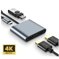 thumbnail image 1 of Adaptador tipo C a 2 HDMI/USB/PD 87W 4K 30Hz, 1 of 3