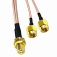 thumbnail image 2 of SMA Splitter Cable SMA Male to Double SMA Female Cable SMA Adapter RG316 Extension Cable WiFi Antenna Adapter Connector, 2 of 10