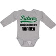 thumbnail image 3 of Inktastic Future Cross Country Runner Boys Long Sleeve Baby Bodysuit, 3 of 5