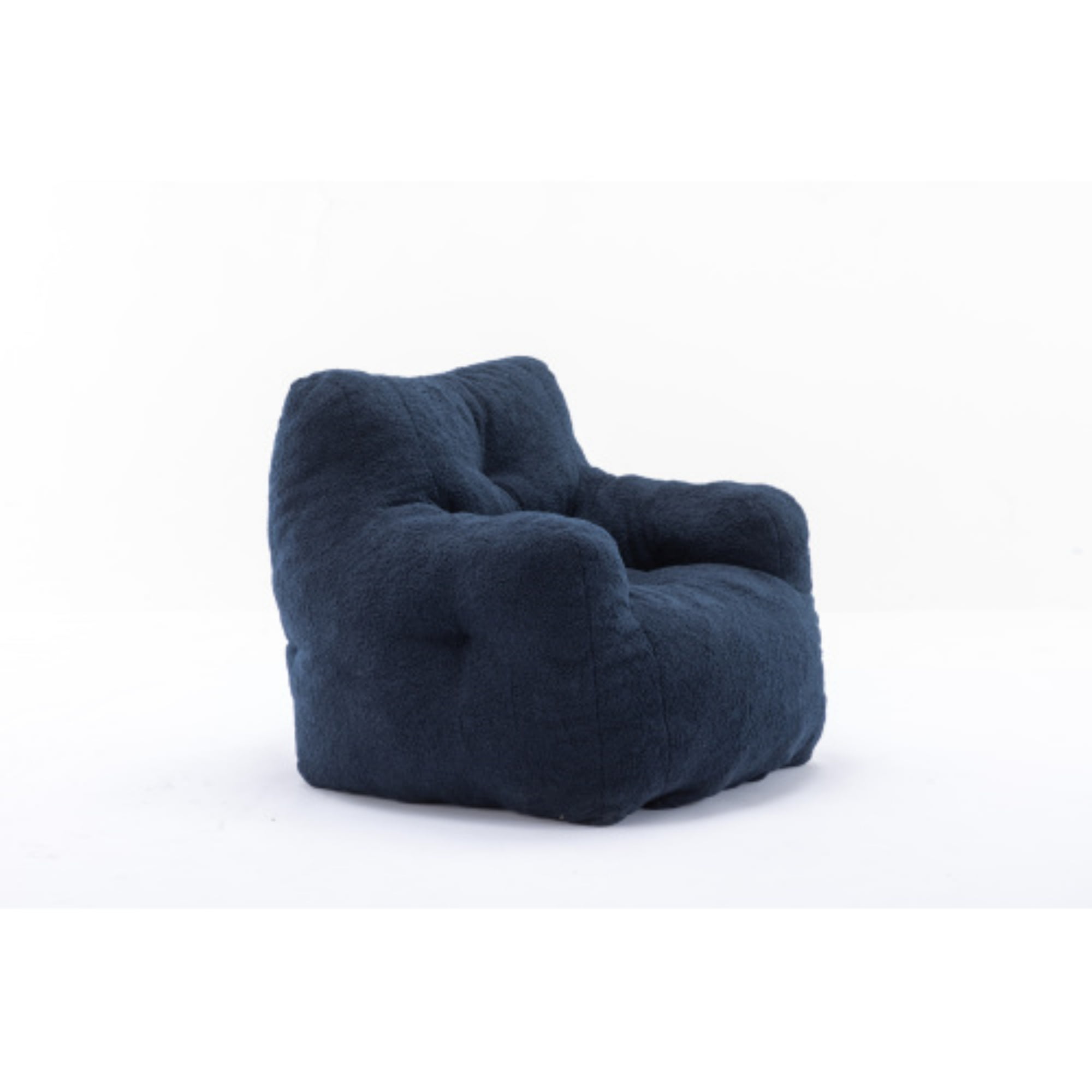 Bean Bag Chair with Armrest, Yardmaster Giant Bean Bag Chair with Teddy Soft Stuffed and Memory Foam, Bean Bag Apartment, Dorm, Living Room, Bedroom
