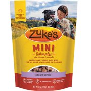 Zuke's Mini Natural Healthy Moist Wild Rabbit Recipe Dog Training Treats 6 oz