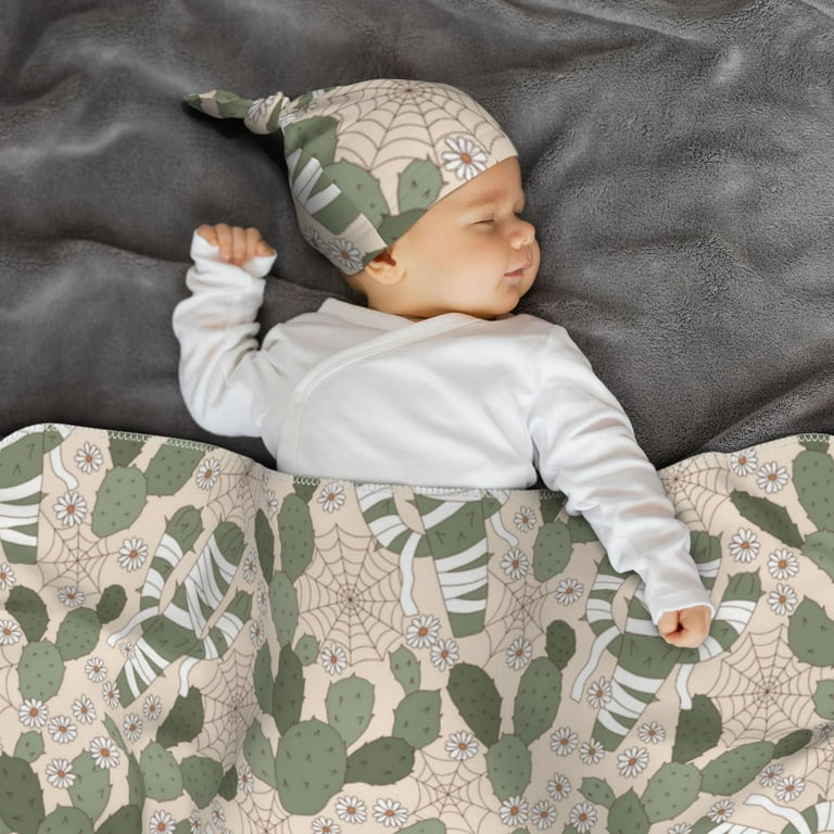 Sigee Halloween Cactus for Baby Beanie Hat Headband Swaddle