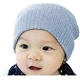 thumbnail image 3 of Little Kids Blue Beanie Hat, 3 of 3