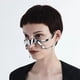 thumbnail image 3 of Cyber-Punk Máscara de máscaras para mujer, máscara de metal para fiesta, graduación, accesorios de cara, líquido irregular, líquido, 3 of 5