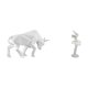 thumbnail image 1 of Estatua de toro,Estatua de toro,figura decorativa para escritorio,Figura de escritorio,Estatua de bailarina de ballet,adorno de escritorio para decoración del hogar,Estatua de bailarina, 1 of 8