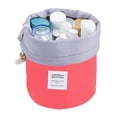 thumbnail image 1 of Cosmetic Bags Women Makeup Bags Drawstring Bucket Toiletry Bag Bathroom Storage Carry Cases Waterproof Make up Pouch Foldable Travel Cosmetic Organizer, 1 of 5