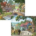 thumbnail image 3 of Bits and Pieces 4-In-1 Multi-Pack Village Life 500 Piece Jigsaw Puzzles by Steve Crisp 16" x 20", 3 of 11