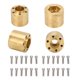 thumbnail image 5 of Adaptador de cubo hexagonal de rueda RC, 4 piezas Adaptador de cubo hexagonal de rueda de rueda de latón Adaptador de ampliación de cubo hexagonal de rueda construido para precisión, 5 of 8