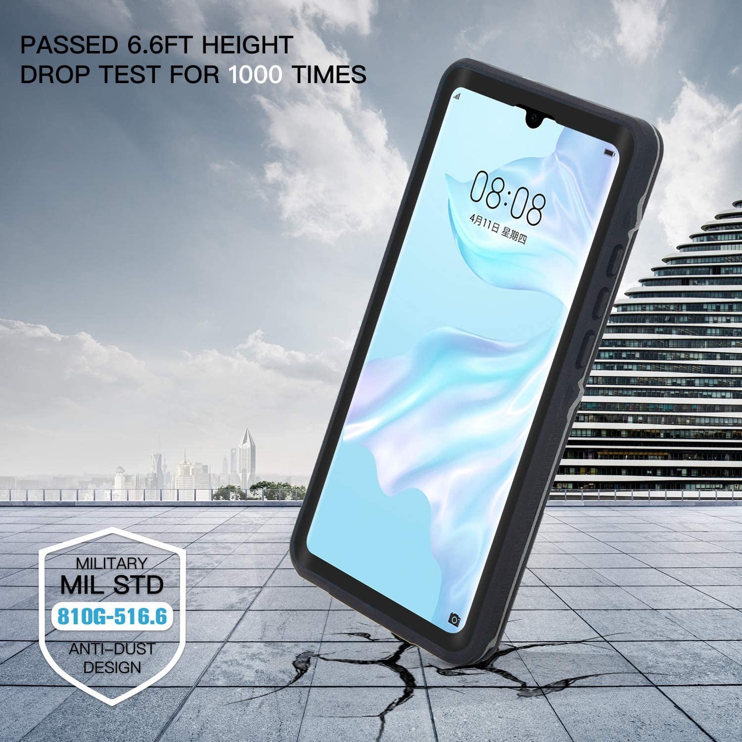 Huawei P30 Pro Case, IP68 Waterproof Case for Huawei P30 Pro