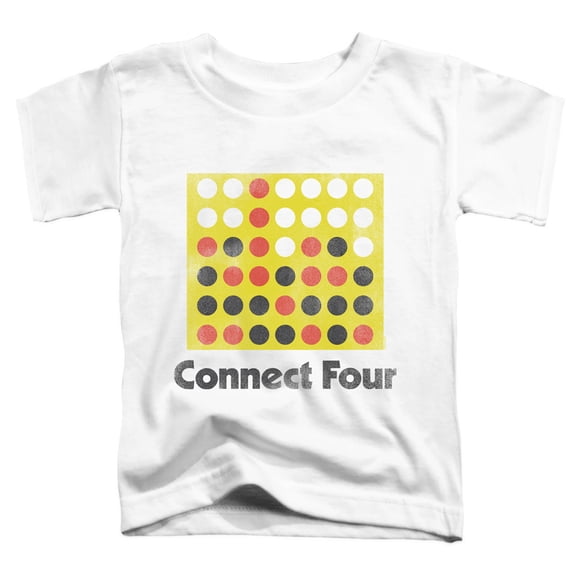 Connect Four - Classic Logo Distressed - Toddler Short Sleeve Shirt - 2T