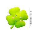thumbnail image 3 of Green Shamrock Plush,3D Four-Leaf Clover Throw Pillow Plush Seating Cushion Home Decoration,Plush Pillow for Reading and Afternoon nap,Big Decorative Body Pillow,Sofa Cushion Pillow Plush Toy, 3 of 8