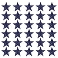 thumbnail image 1 of 5 Parche de Hierro en Forma de Estrella, Parche Bordado para Aplicaciones y Embellecimientos para Ropa y Chaquetas, Azul Marino 33Pcs, 1 of 7