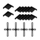 thumbnail image 2 of Accesorios para peceras con dobladillo para patas inferiores de acuarios y peceras Negro, 2 of 9