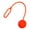 Orange, variant on LED Glowing Backpack Light with 3 Flash Modes High Visibility Silicone Rope ABS Housing Adjustable Strap Safety Light