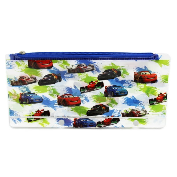 Disney Pixar S Cars 2 World Grand Prix Kids Pencil Pouch Walmart Com