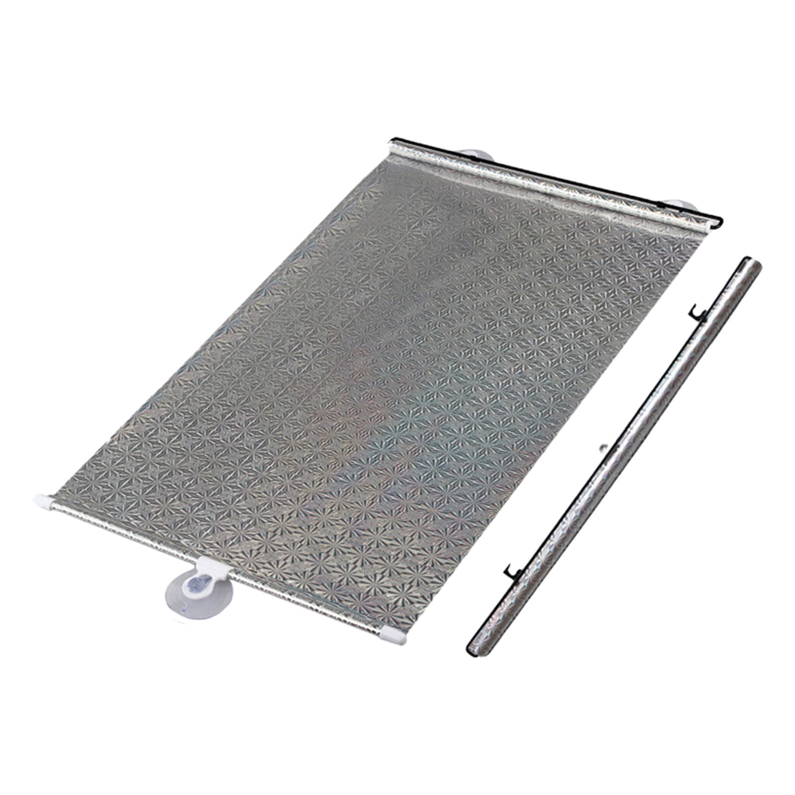 Tusihei 4Pcs Portable Blackout Window Cover, No Drilling Retractable Roller Window Shades, Indoor Windows Blackout Blind Shade for Home Bedroom Trave