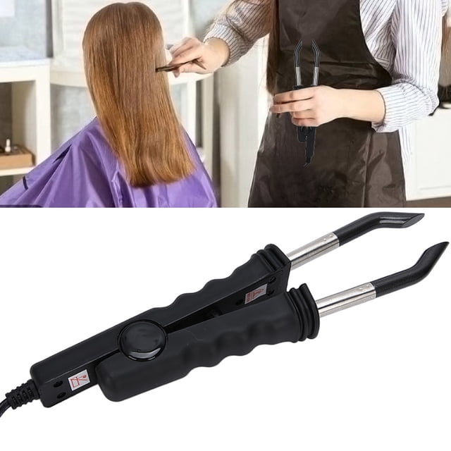 Plancha para extensiones de cabello ANGGREK 110 V Negro Otros