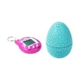thumbnail image 4 of Fiomva Virtual Electronic Digital Pets, Crack Patterns Tumbler Eggs Keychain Game Keyring Toys, 4 of 5