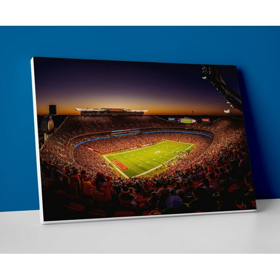Kansas City Chiefs Stadium Poster or Wrapped Canvas