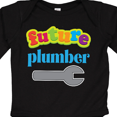 thumbnail image 4 of Inktastic Future Plumber Boys Long Sleeve Baby Bodysuit, 4 of 5
