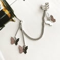 thumbnail image 4 of YYKihy Pierced One- Ear Double Clip Earrings Single Chain Earrings, 4 of 5