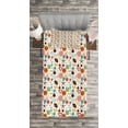 thumbnail image 3 of Ambesonne Sports Themed Quilted Bedspread Set 2 Pcs, Colorful Active Life, Twin Size, Multicolor, 3 of 3
