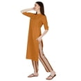 thumbnail image 3 of Phagun Cotton Kurta Palazzo Set, Solid Ethnic Kurti Printed Pant Co-Ord Set For Women, 3 of 8