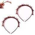 thumbnail image 1 of Diadema con horquilla para peinado con flequillo, pinza para flequillo tejida profesional, herramienta para trenzar diadema con dientes, banda para el cabello con pinzas, accesorios para el cabello de, 1 of 7