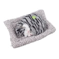 thumbnail image 1 of Simulated Sleeping Cat Doll Cute Plush Toy With Meow Sound And Activated Carbon Bag For  Decoration And Collection, 1 of 8