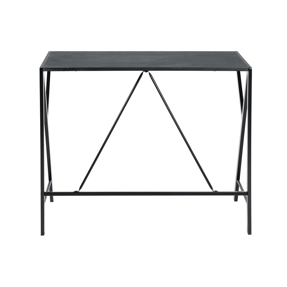 Writing Desk for Small Space, Modern Simple Style Game Table End Table, Brown/White Writing Desk for Small Space, Modern Simple Style Game Table End Table, Brown/White