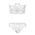 thumbnail image 1 of Gibobby Sujetador De Encaje Para Mujer Conjunto de lencería de Encaje para Mujer con Cinturones de Liguero, Sujetador y Bragas, sostén y Tanga(Blanco, XG), 1 of 5