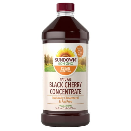 Sundown Naturals® Black Cherry Concentrate Liquid, 16 Ounces