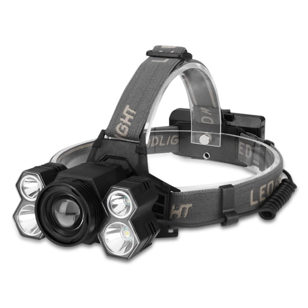 Alto brillo Zoomable Faro de cabeza de la noche Linterna Adultos Niños Faros Manos Lámpara de Luz libre Accesorios Inevent OD002902-00B