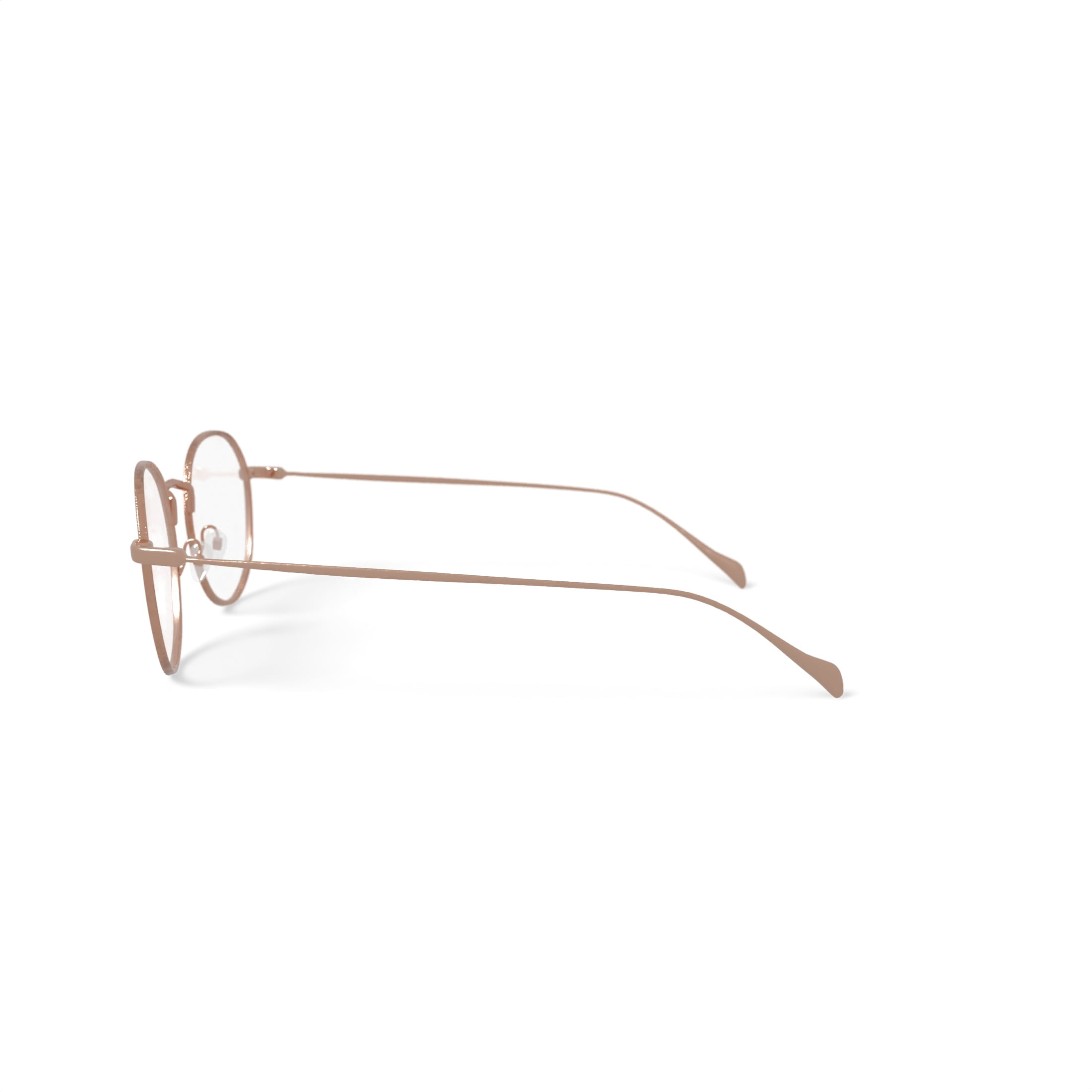Laura Ashley Women's Briana Round Prescription Eyeglasses with Case, Gold