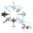 thumbnail image 3 of Airplane Model Assembly Static Airfoe Fighter Jets Planes Toy, 3 of 8