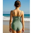 thumbnail image 3 of Aideaone Girls Swimsiut One-Piece with Cover Up Adjustable Straps Cut Out Swimwear Beach Bathing Suit Size 8-16, 3 of 8