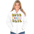 thumbnail image 4 of Hashtag Totally 80's Pacman Zip Up Hoodie Men's Women's Brisco Brands M, 4 of 6