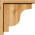 thumbnail image 3 of 6"W x 12"D x 12"H Newport Rough Sawn Corbel w/Backplate, Western Red Cedar, 3 of 9