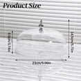 thumbnail image 6 of Clear Cake Stand Lid, Cake Dome Cover Round Pastry Display Cloche for Food Snacks, Plastic Serving Dish Cover Food Plate Display Serving Platter for Kitchen Camping Wedding Party Hearthweave, 6 of 7