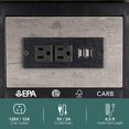 thumbnail image 6 of End Table with Charging Station, Flip Top Side Table with USB Ports and Outlets, Sofa Couch Table Bedside Table for Living Room Bedroom, Narrow Nightstand with Storage Shelves for Small Space, 6 of 7