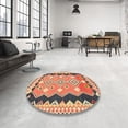 thumbnail image 3 of Ahgly Company Indoor Rectangle Contemporary Sand Brown Oriental Area Rugs, 2' x 4', 3 of 6