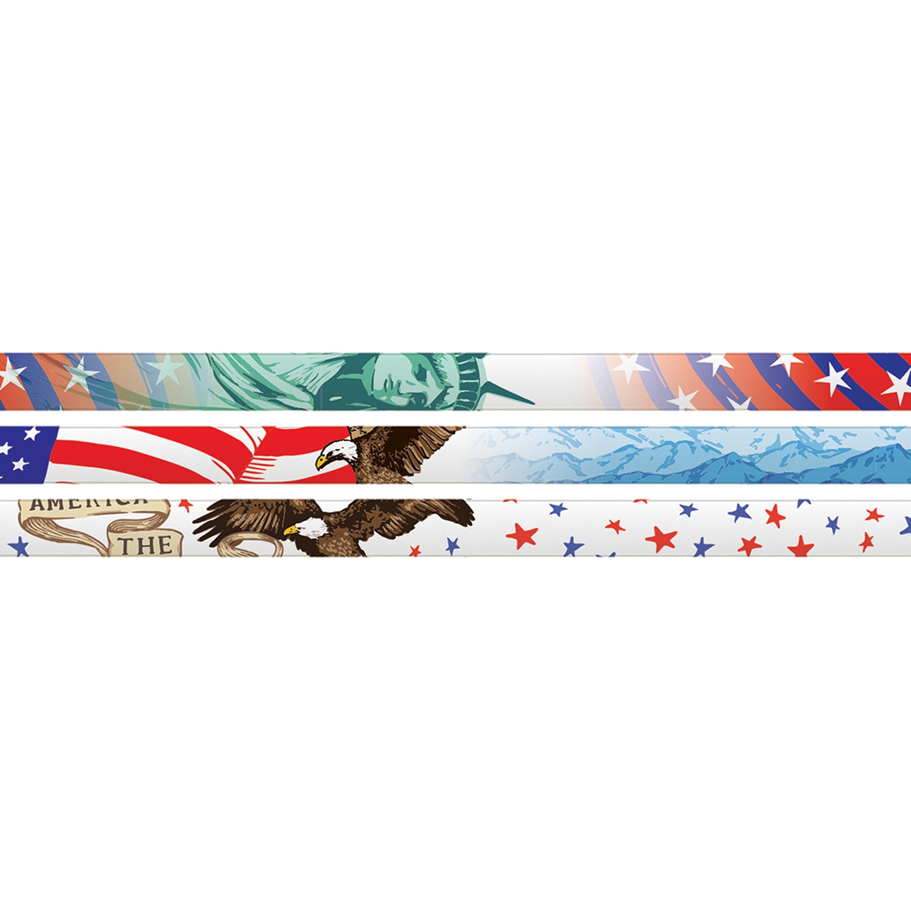 Musgrave Pencil Company America The Beautiful Motivational Pencils, 12 Per Pack, 12 Packs