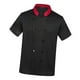 thumbnail image 5 of Unisex Chef Uniforme cómoda ropa de trabajo de verano para hornear pan de comedor de panadería Black XL, 5 of 8