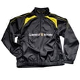 thumbnail image 1 of Guinness Men's Rugby Performance Jacket Long Sleeves Half Zip Durable Waterproof Black Colour, 1 of 1