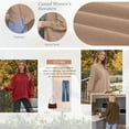 thumbnail image 5 of SUNBS Oversized Sweaters for Women Winter Crewneck Pullover - Cozy Knit Long Sleeve Top Casual Loose Fit Clothes, 5 of 9