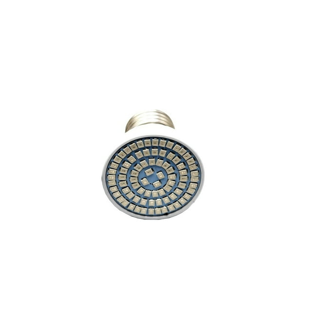 Ounissouiy E27 6W 72LEDs Grow Light Bombillas de lámpara de espectro completo Luz de planta de interior para cultivo de plantas hidráulicas de flores Iluminación y accesorios Ounissouiy HA022574-00