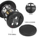 thumbnail image 3 of EU Luces de camping retro portátiles Luces de tienda de campaña profesionales para acampar al aire libre, 3 of 4