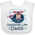 thumbnail image 3 of Inktastic Handsome Like Daddy for Boy Boys Baby Bib, 3 of 4