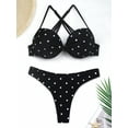 thumbnail image 5 of RELLECIGA Women's Push Up Bikini Sets for Women Sexy Underwire Bikini Two Piece Swimsuit Size S, 5 of 5