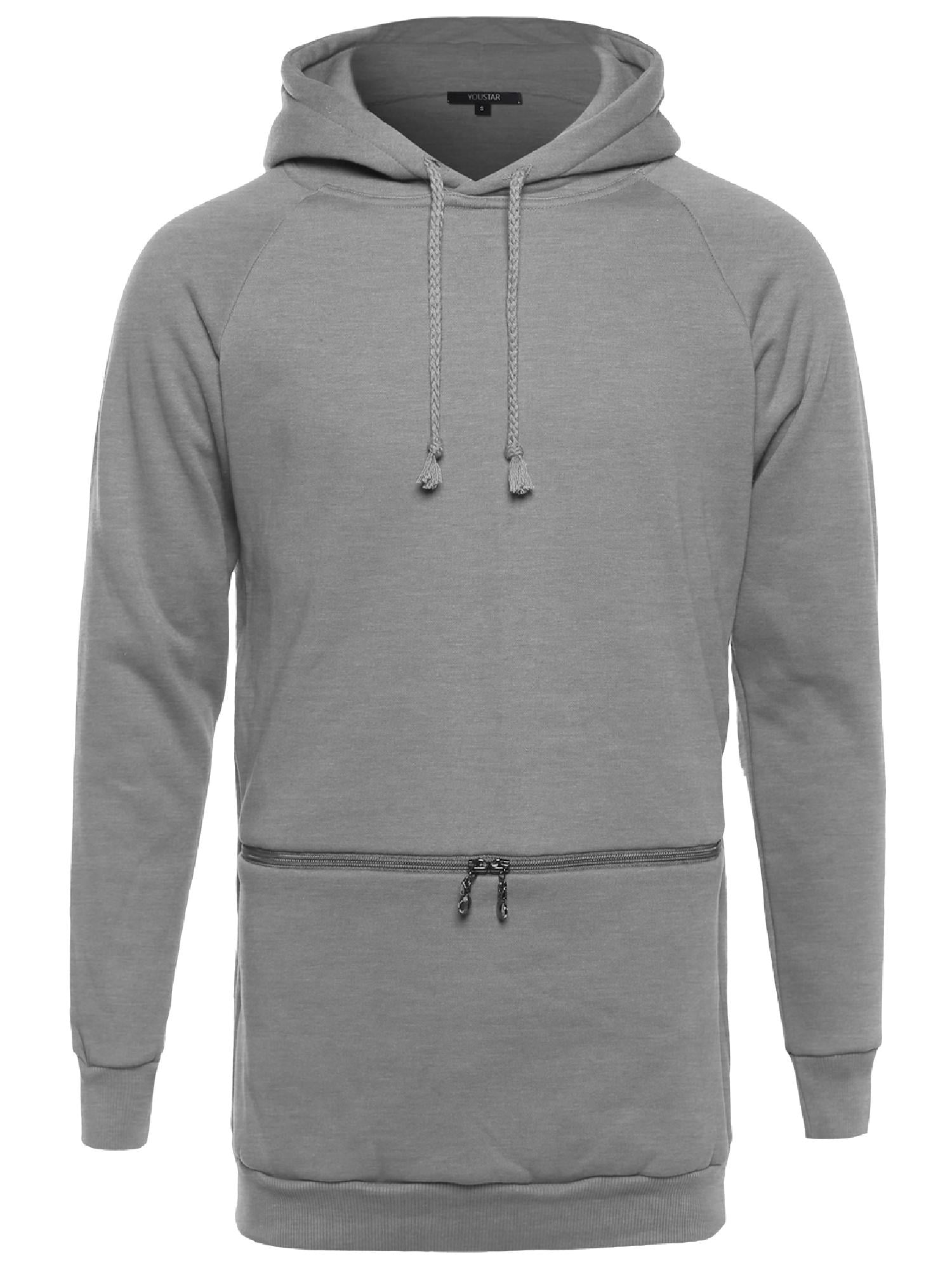 FashionOutfit Men's Basic Hoodie with 